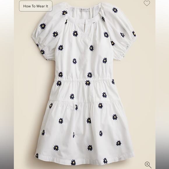 Crewcuts Girls' floral-embroidered dress - Picture 2 of 5